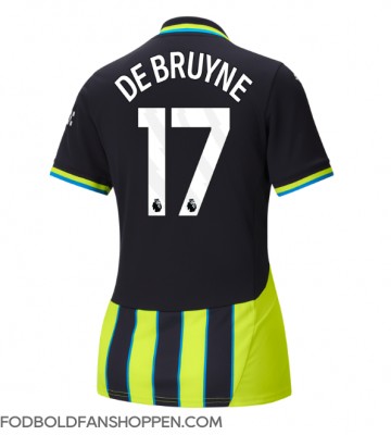 Manchester City Kevin De Bruyne #17 Udebanetrøje Dame 2024-25 Kortærmet